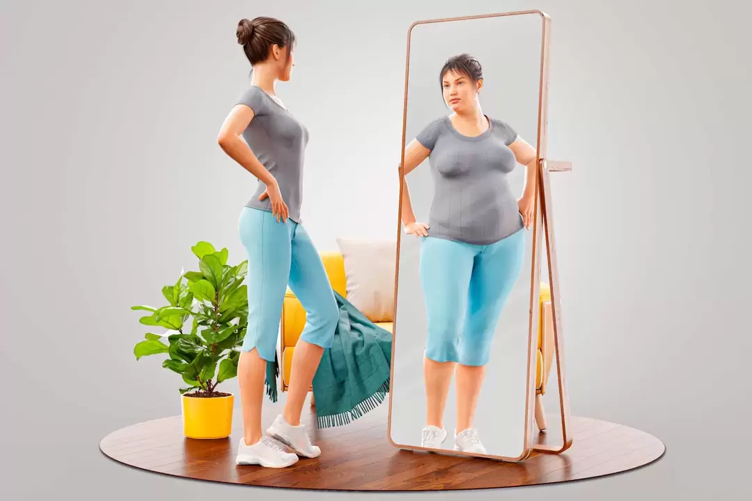 Ved å forestille deg at du har en slank figur, kan du bli motivert til å gå ned i vekt. 
