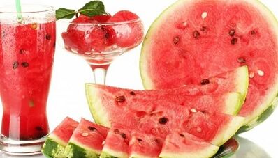 Essensen av vannmelon dietten for vekttap